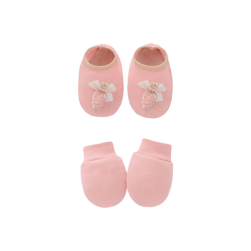 Baumwollhandschuhe Baby Fußstulpen
