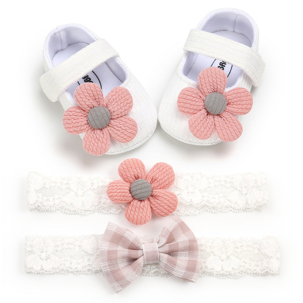 Baby Soft Schuhe / Haarband
