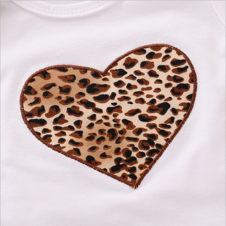 Gedruckter Liebe Romper Kinderkleidung