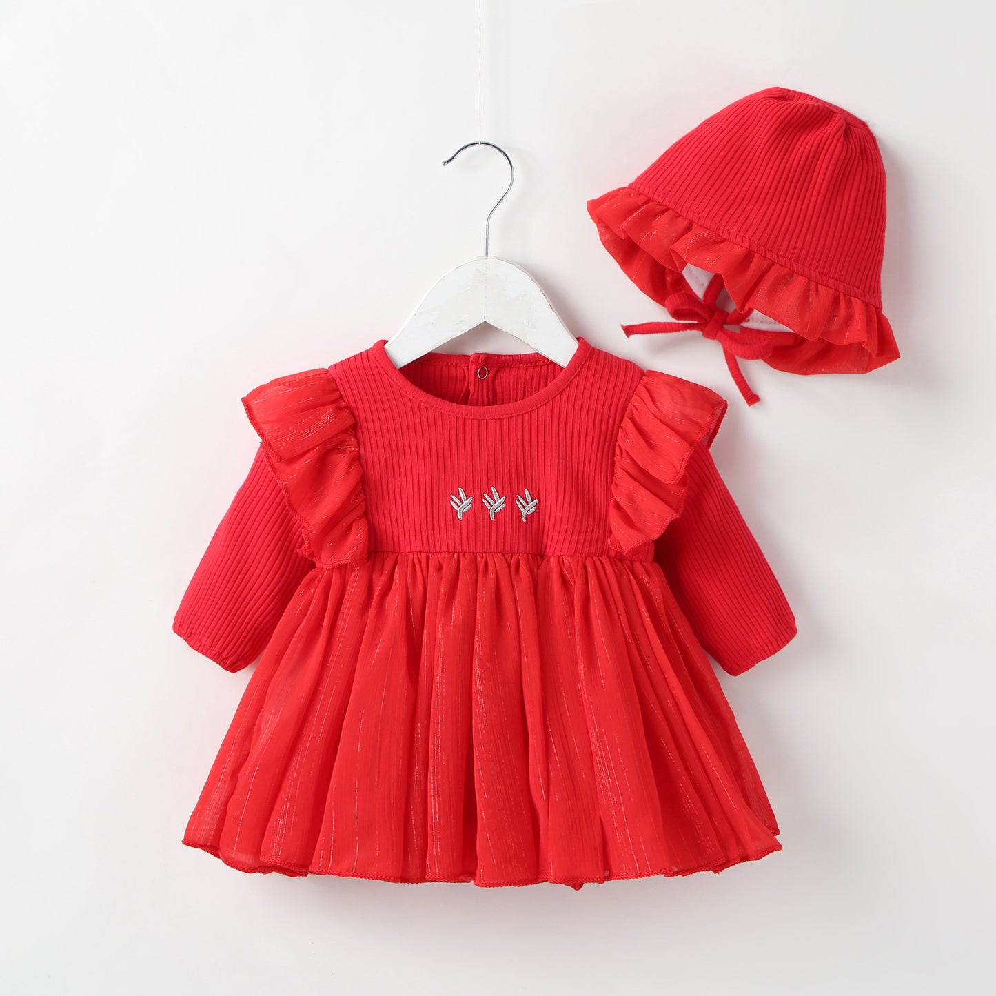 Flauschiges Baby-Kleid