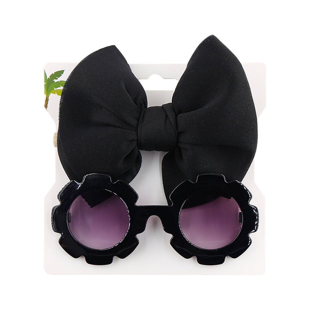 Sonnenbrille, Schleife, Haarband, zweiteiliges Set