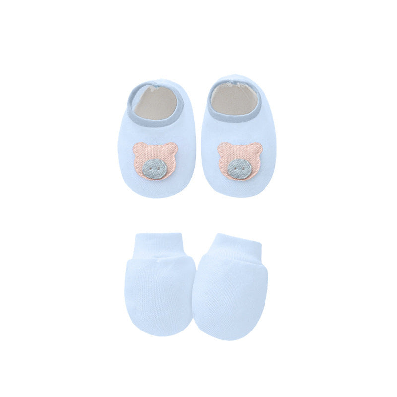 Baumwollhandschuhe Baby Fußstulpen