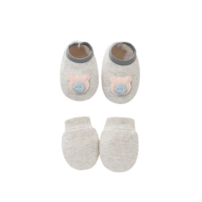 Baumwollhandschuhe Baby Fußstulpen