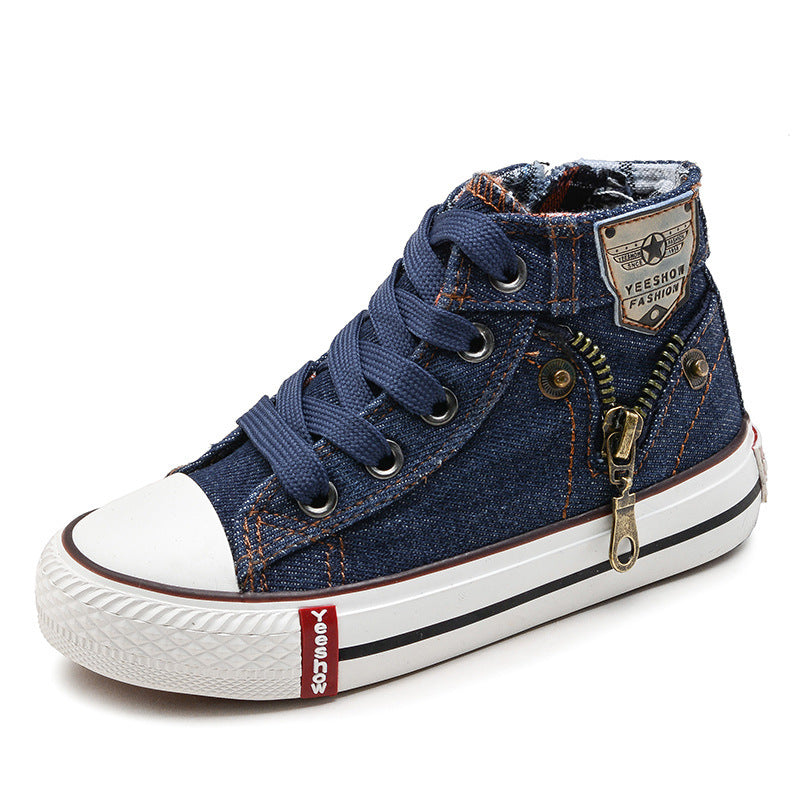 Schuhe in Jeansoptik