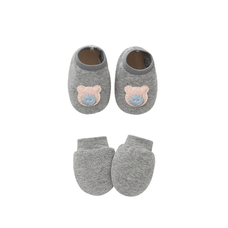 Baumwollhandschuhe Baby Fußstulpen