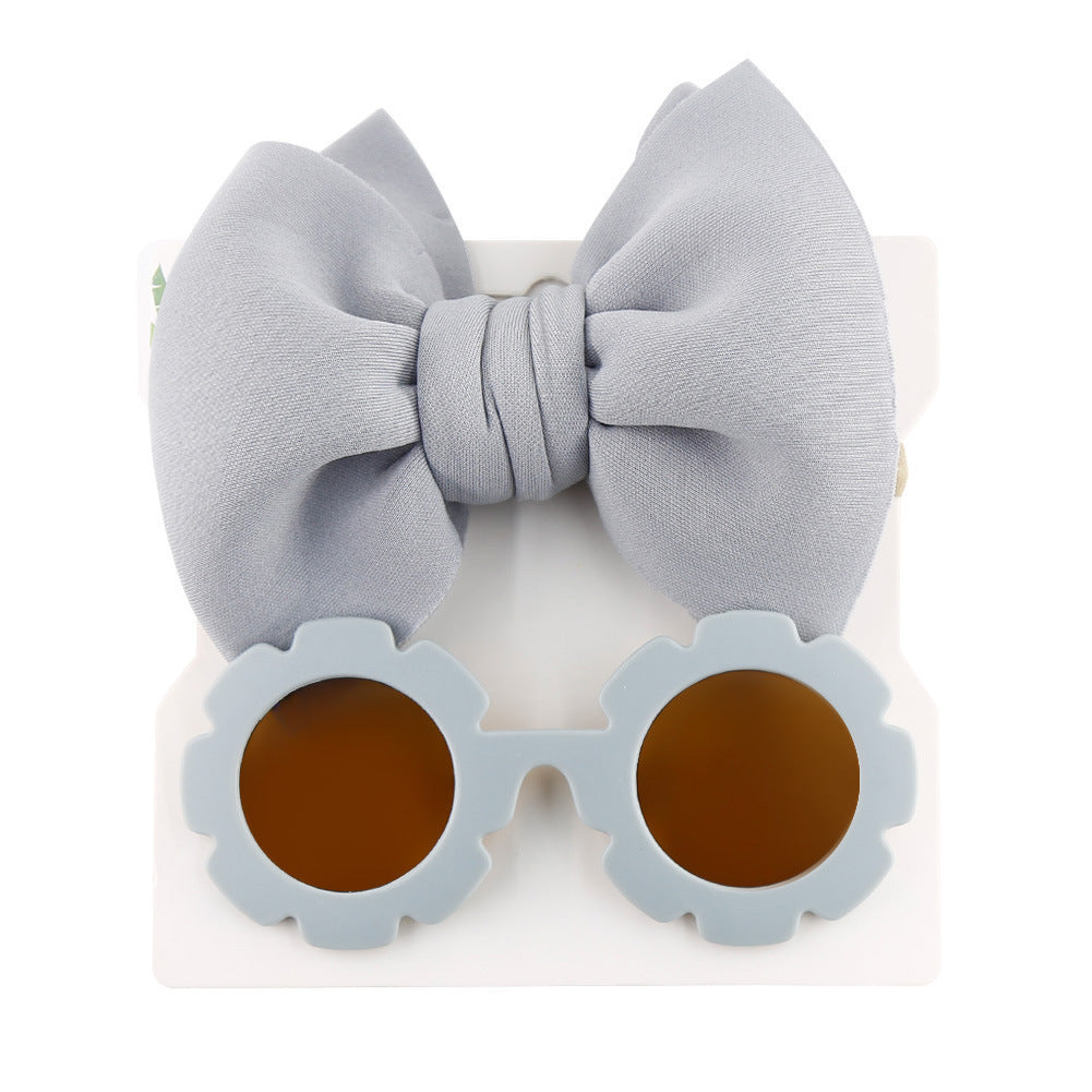 Sonnenbrille, Schleife, Haarband, zweiteiliges Set