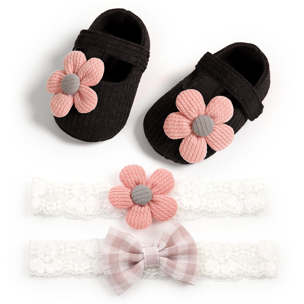 Baby Soft Schuhe / Haarband
