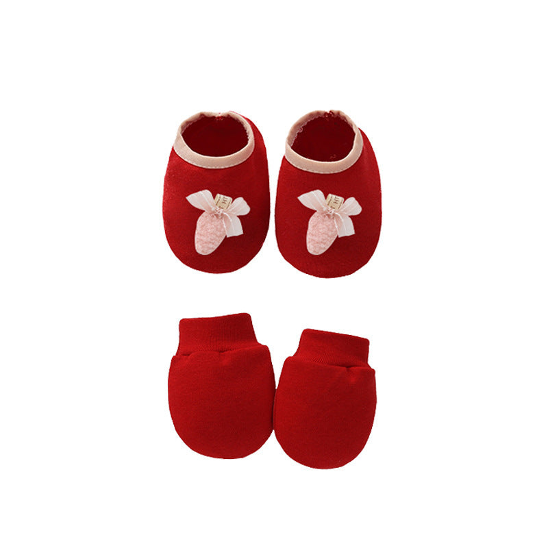 Baumwollhandschuhe Baby Fußstulpen