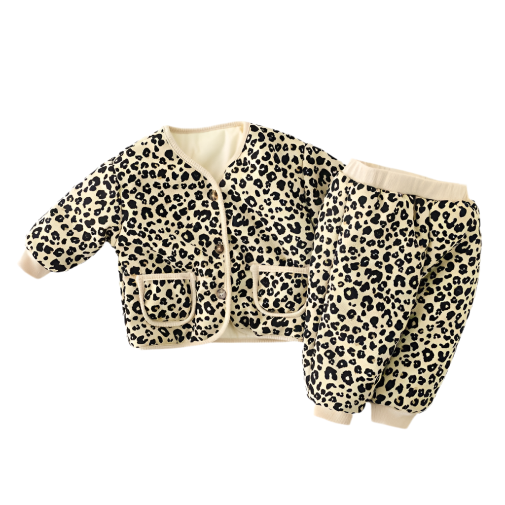 Fleece Verdicktes Winter-Baby-Kleidungsset