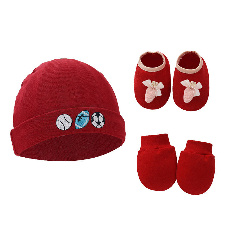 Baumwollhandschuhe Baby Fußstulpen