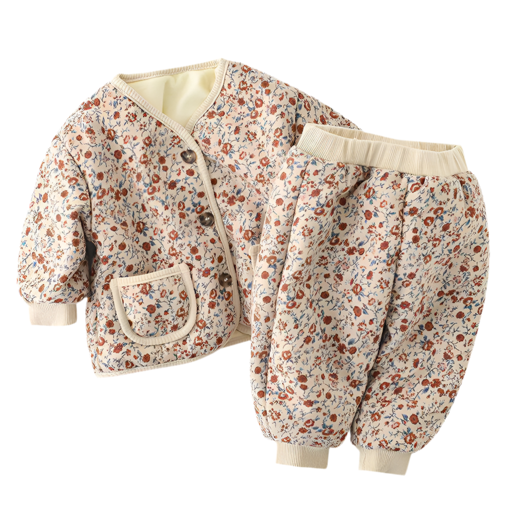 Fleece Verdicktes Winter-Baby-Kleidungsset