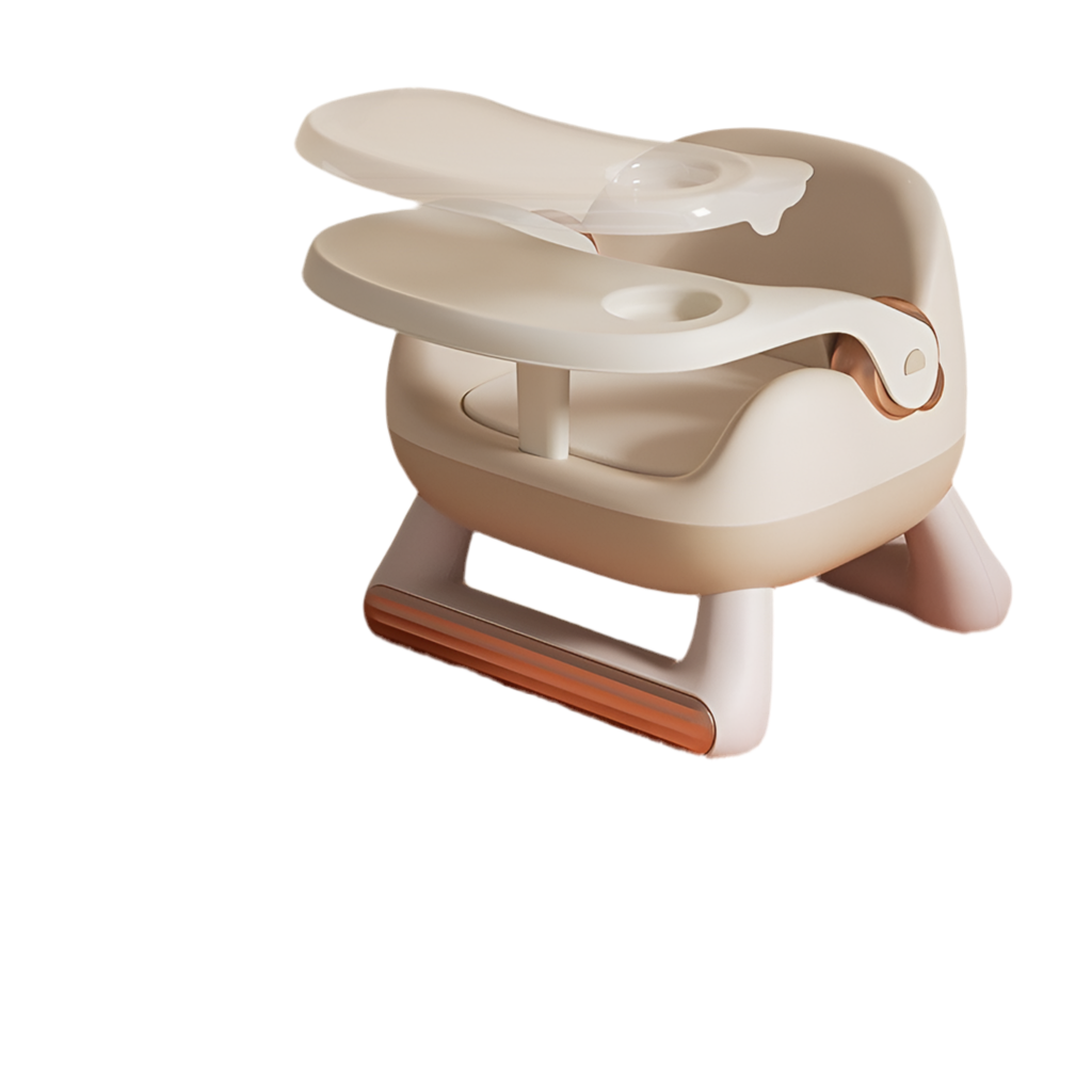 Esszimmerstuhl aus Kunststoff mit Rückenlehne