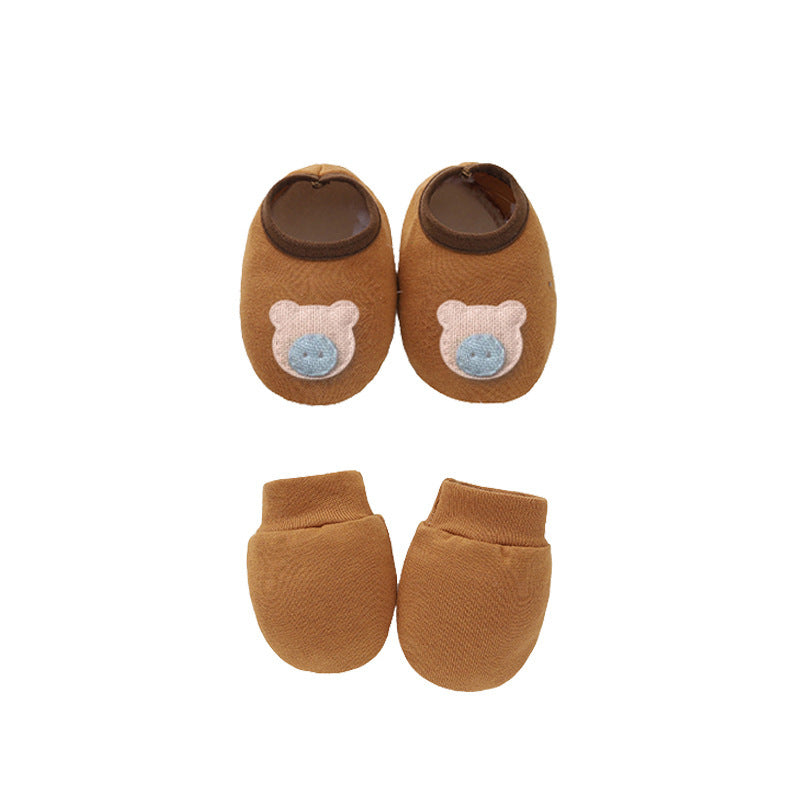 Baumwollhandschuhe Baby Fußstulpen