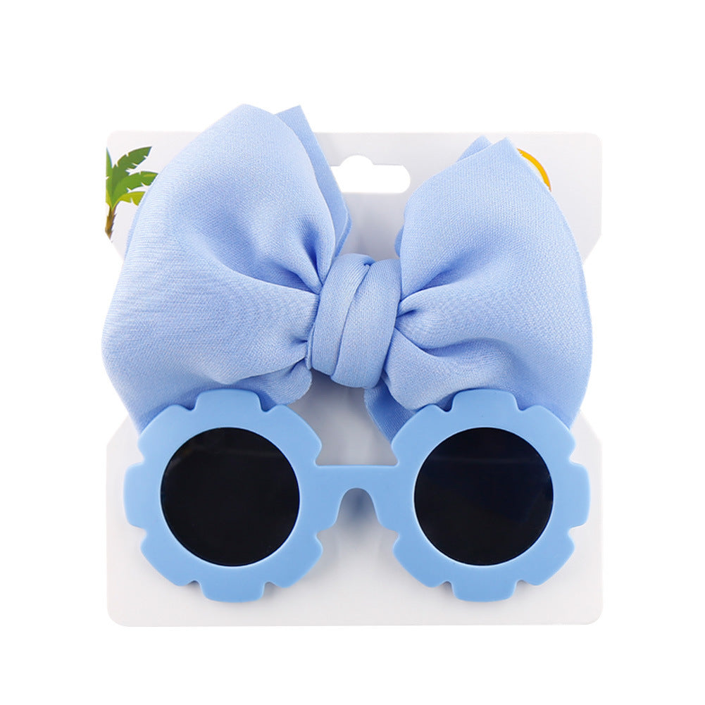 Sonnenbrille, Schleife, Haarband, zweiteiliges Set