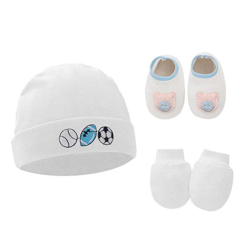 Baumwollhandschuhe Baby Fußstulpen