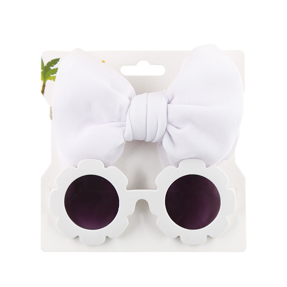 Sonnenbrille, Schleife, Haarband, zweiteiliges Set