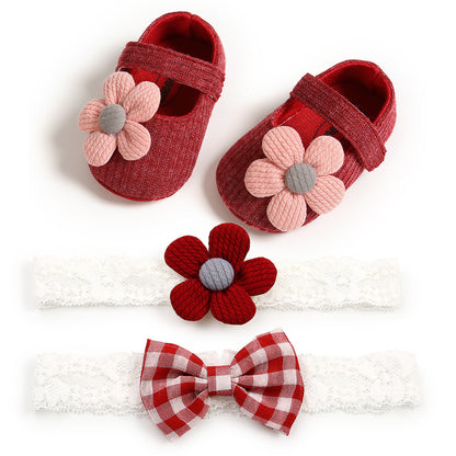 Baby Soft Schuhe / Haarband