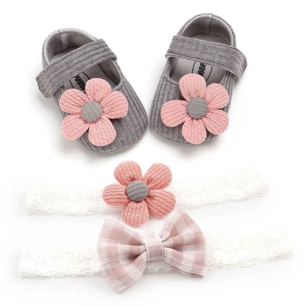 Baby Soft Schuhe / Haarband