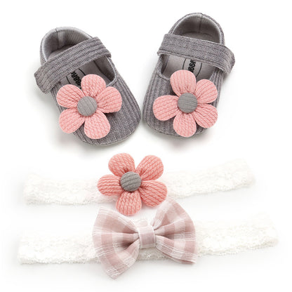 Baby Soft Schuhe / Haarband