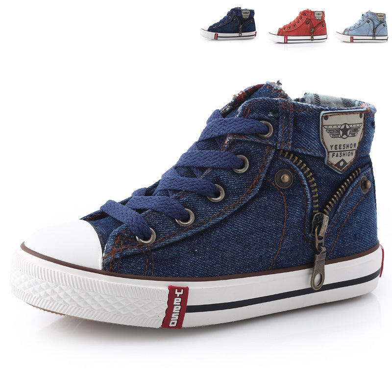 Schuhe in Jeansoptik