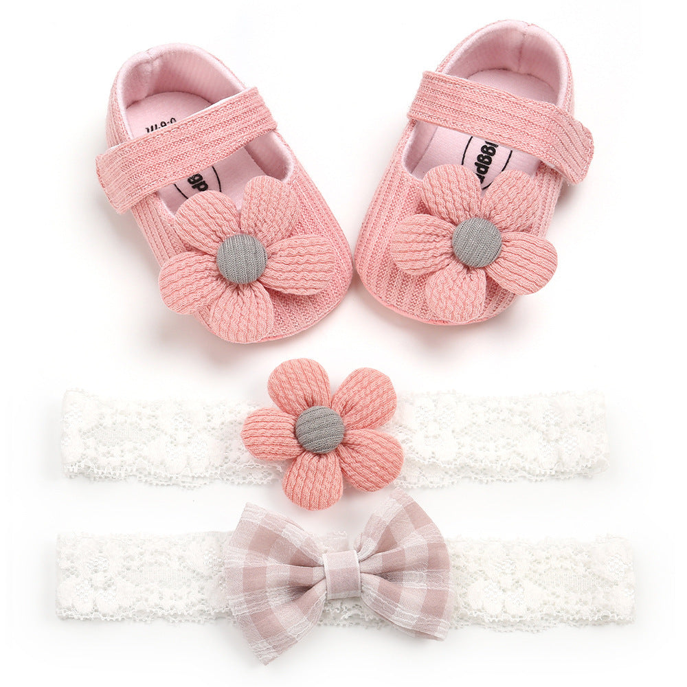 Baby Soft Schuhe / Haarband