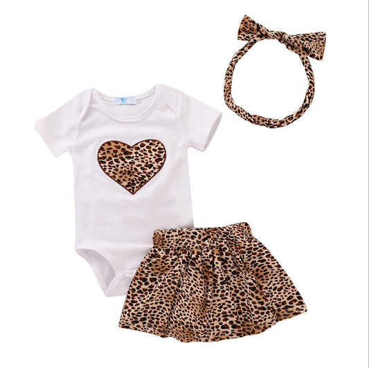 Gedruckter Liebe Romper Kinderkleidung