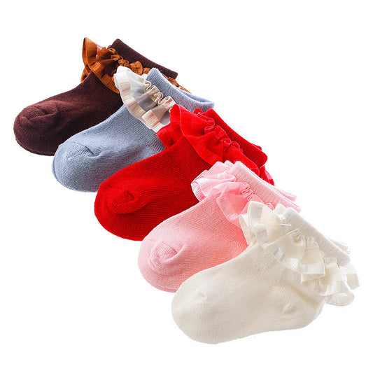 Baby Socken Set mit Rüschen