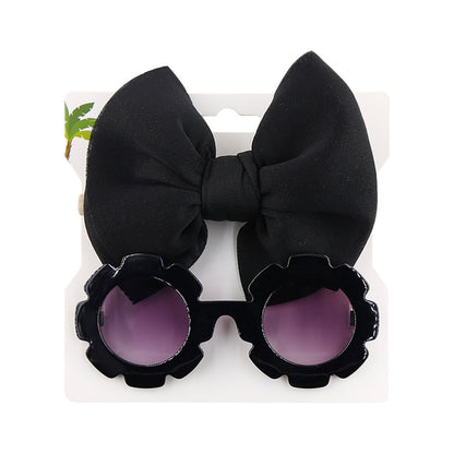 Sonnenbrille, Schleife, Haarband, zweiteiliges Set