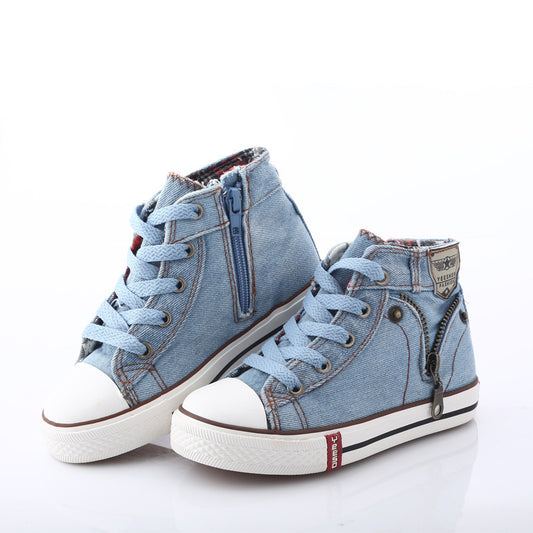 Schuhe in Jeansoptik