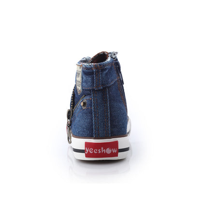 Schuhe in Jeansoptik