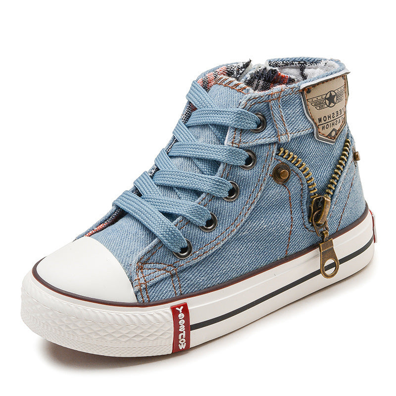 Schuhe in Jeansoptik