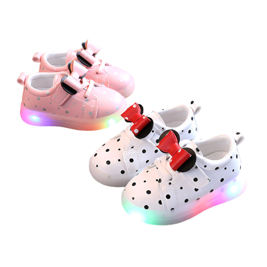 Mädchen Sneaker mit LED