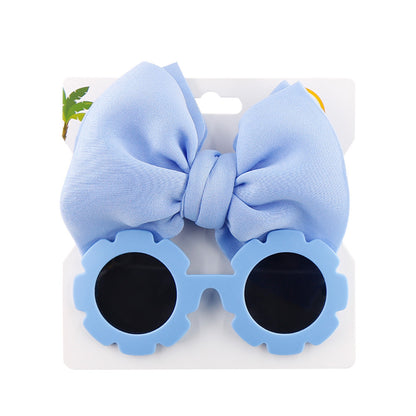 Sonnenbrille, Schleife, Haarband, zweiteiliges Set