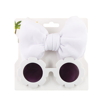 Sonnenbrille, Schleife, Haarband, zweiteiliges Set